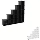 Cube Storage DIY Box Shelves Organiser Storage Rack Transparent PP vidaXL