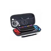 Switch Game Case Protective Hard Shell Travel Pouch Switch Carrying Case for Console Accessories-Black
