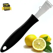 Channel Knife Lemon Peeler Zester-Garnish for Cocktail Mixers- Triangular, V-Sha