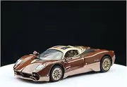 Scale Finished Model Car 1/32 Scale for Pagani Utopia Sports Car Alloy Car Model Simulation Diecast Replica Vehicle Collection Display Die-cast Vehicle(Brown)