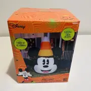 Disney Mickey Mouse Candy Corn Hat Blowup Inflatable Light Up 6ft Tall 5263219