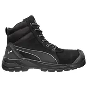 Puma Safety - Mens Tornado Mid Side-Zip Composite Toe Safety Boots (Black)