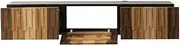 Floating TV Stand Floating TV Stand, Wall Mounted TV Cabinet with 2 Drawers, Entertainment Media Console Center Floating Entertainment Center(Small)