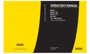 New Holland B95C, B95C LR, B95C TC, B110C Tier 4 Backhoe Operator Manual PDF/USB