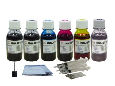 6x100ml Refill ink for Canon PGI-270 CLI-271 PIXMA MG7700 TS8020 TS9020 1p5d gy