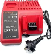 for Milwaukee Battery Charger M18 M14 M12 14.4V 18V 12V Li-ion Battery 48-11-1815 48-11-1820 48-11-1840 48-11-1850 48-11-1828
