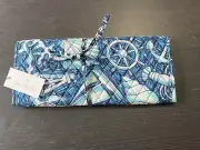 Vera Bradley Shore Enough Curling Iron Cosmetic Travel Case NWT Blue Beach