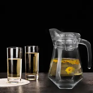 【DELI德力玻璃】造型玻璃冷水壺 1.3L 1.7L 果汁壺 扎壺 啤酒壺 玻璃壺 兩款任選