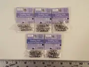 5 LOT-JEWELRY FUNDAMENTALS FINDING SETS FOR THICK AND MULTI CORDS-ENDS-CLASPS**