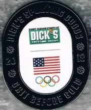 Rare 2018 PyeongChang DICK's USA Olympic Team Prototype Sponsor Pin