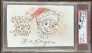 The FLINTSTONES Bamm Bamm Original Pencil Drawing Signed Bob Singer PSA DNA COA