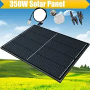 12V 350W Solar Panel Kit Mono Home Boat Caravan Camping Power Charging Battery