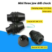 Mini Multifunctional M7/M8 Keyless Drill Chuck For Rotary Tool M8*0.75 M7*0.75