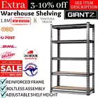 Giantz 1.8M Garage Shelving Storage Rack Warehouse Industrial Racking System New
