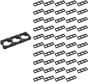 Aswalling 50Pcs 21700 Lithium Cell Spacer Triple Battery Holder Bracket Battery Pack Bracket for DIY Fixed Battery 21.7mm Hole Dia