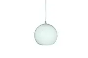 Itzel Modern Spherical Cord Drop Metal Pendant Light Lamp - White.