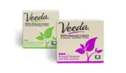 Veeda Natural Cotton Tampons, Regular, Super, Compact Applicator, 1 Box Each