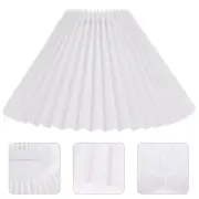 Nightstand Lamp Large Lampshade Pleated Table Handmade DIY Decor