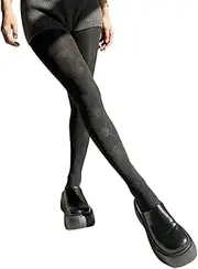 [Oxtxuzdm] Vintage Argyle Pattern Cotton Tights for Women Breathable Leggings Winter Fall Solid Color Opaque Pantyhose Stockings