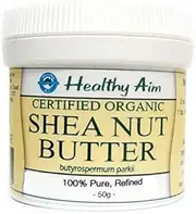 Certified Organic SHEA NUT BUTTER 100% Pure Soap Making Cream 50g