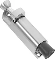 SOESFOUFU Utility Zinc Alloy Spring Door Latch Heavy Duty Bottom Mounted Security Latch for French Doors Reliable Doorstop Accessory Windproof Design Stable and Durable Construction