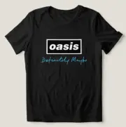 Oasis T-Shirt Definitely Maybe Text Decca Logo Reunion 2025 T-Shirt !!