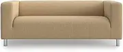 [FMCTL] Klippan Loveseat Cover Replacement for IKEA Couch Cover, Sofa Slipcover Only(Biscuit Beige) Light Khaki