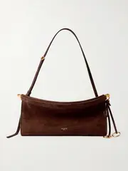 [Alaïa] Alaïa - Le Click E/w Medium Nubuck Shoulder Bag - Brown - One size One size Brown