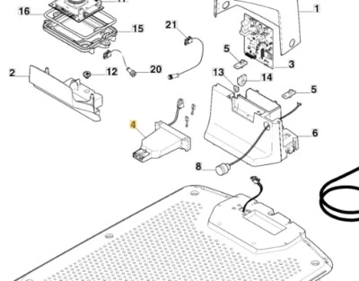 Contacts Of Refill Original Stiga Robot Lawn Mower a1500 Rtk 381394805/2