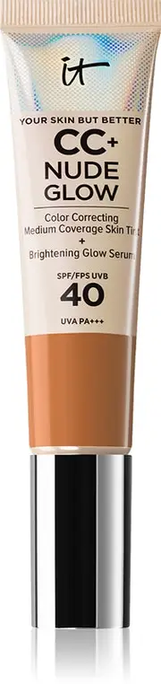IT Cosmetics Your Skin But Better CC + Nude Glow illuminating foundation SPF 40 color Tan 32 ml