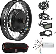 48V 1500W Electric Bike Conversion Kit Snowmobile Aluminum Alloy Wheel LCD3 Controller