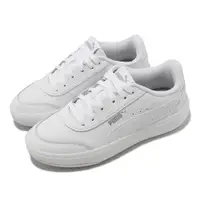 在飛比找ETMall東森購物網優惠-Puma 休閒鞋 Tori 女鞋 白 全白 小白鞋 微增高 