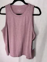 Brand New Athleta Womens Mauve 1X Uptempo Tank Top Ultra Soft Yoga Fit Plus Size
