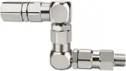 Lyaciomn 1/4 Z-Type Sprayer Pump Accessory 6500PSI Sprayer Pump Accessory Stainless Steel 360° Rotation Sprayer Pump Accessory