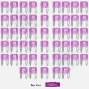 50x Mini Blade Fuse APM ATM 35A Amp Motorcycle Automotive Circuit Spade Set Kit