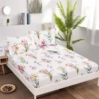 Fully Fitted Sheet Floral Bedding Mattress Protector Pillowcases Queen/King Size