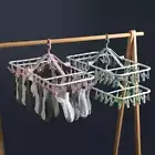 Portable Hanging Clothes Clips Drying Rack Underwear Hangers Socks Dryer