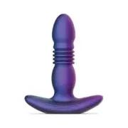 Hueman Supernova Thrusting Butt Plug - Purple