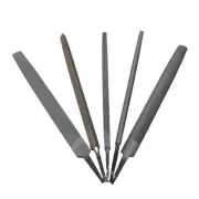 Top Grade Steel File Set Includes Round Halfround Triangular Square Flat Shapes