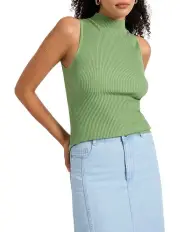[Marcs] Wind It Up Knit Tank in Olive