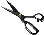 Fabric Scissors Sewing Scissors, 12 Inches Manganese Steel Tailor Scissors with Nonslip Handles Professional Tailor Shears Versatile Fabric Shears for Leather Paper Plastic Cutting