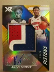 2018-19 Panini Chronicles Khyri Thomas XR # 23/25 Patch Autograph