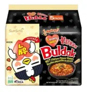 Samyang HALF SPICY Ramen 140g x 5 pack Free Shipping World Wide