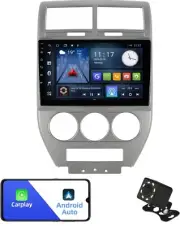 2+32G Android 12 Double Din Car Stereo for Compass Patriot 2007-2009 with 10.1