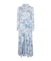 JENSEN LONG CHEMISIER DRESS White