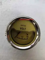 Smiths Volt Gauge chrome bezel 52 mm Volt Gauge Volt Meter 12 v replica YC