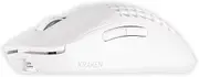 Kraken AERO - Superlight Wireless Gaming Mouse, Ultra-Lightweight, LAG-Free Wireless, Dual-Mode (2.4Ghz + Wired) Symmetrical, 26,000 DPI, PAW3395 Compatible with PC/MAC (White)