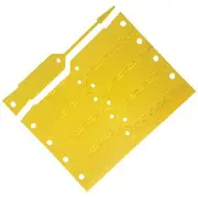 Disposable Vinyl Key Tags Yellow 500 Pack