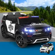 ALFORDSON Kids Police Ride On Car 12V Electric Toy Patrol Remote Control Speaker