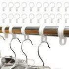 20pcs Clothes Wind-Proof Hanger Hook, Anti Slip Laundry Drying Rack Buckle Clip